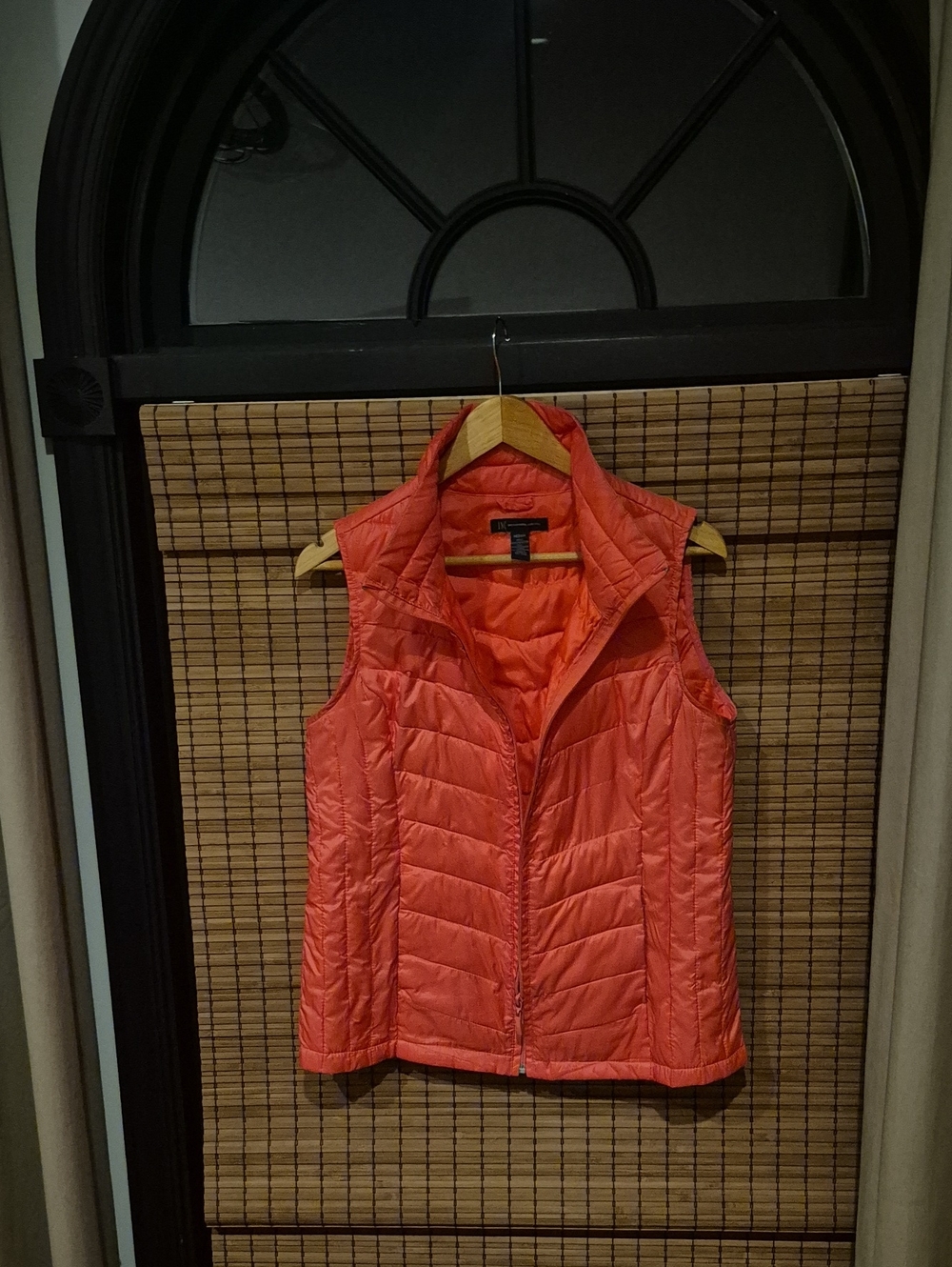 Women’s Lightweight Quilted Orange Vest